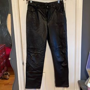 100% Leather Pants